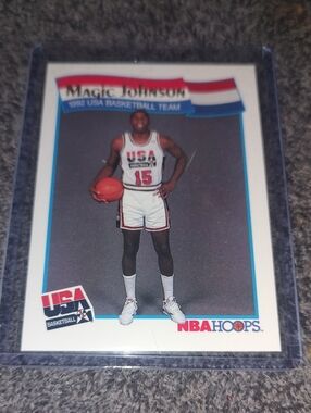 Magic Johnson USA Card
